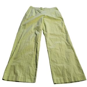 🤩Alfred Dunner Women's Green Pull On Pants Size 14 G10
